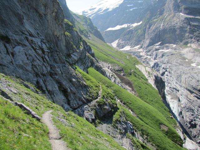 auf dem Weg Richtung Punkt 1691 m.ü.M.