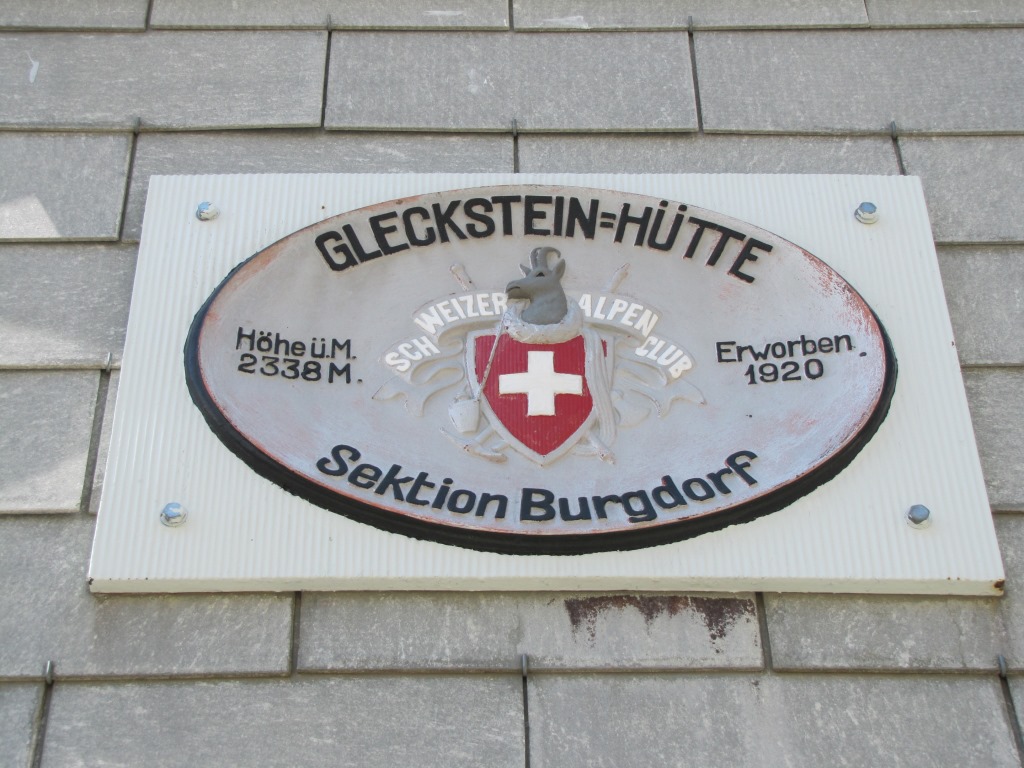 wir haben die Glecksteinhütte 2317 m.ü.M. erreicht