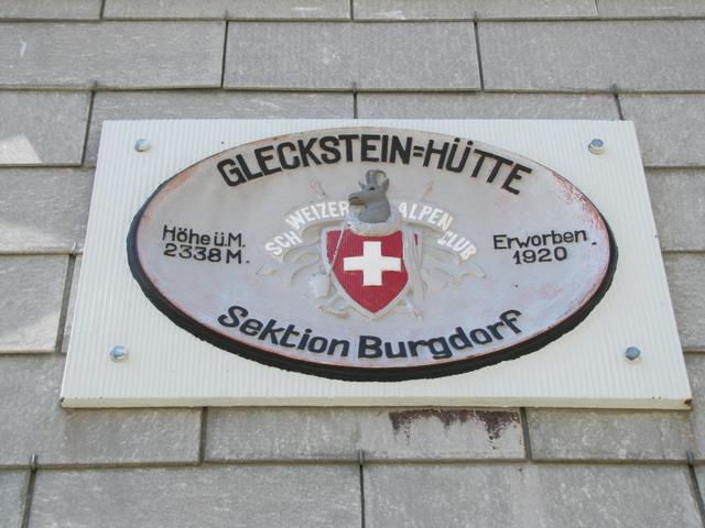 wir haben die Glecksteinhütte 2317 m.ü.M. erreicht