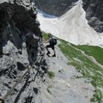 bei Nässe, Schnee oder Nebel ist die Wanderung zur Glecksteinhütte nicht ratsam