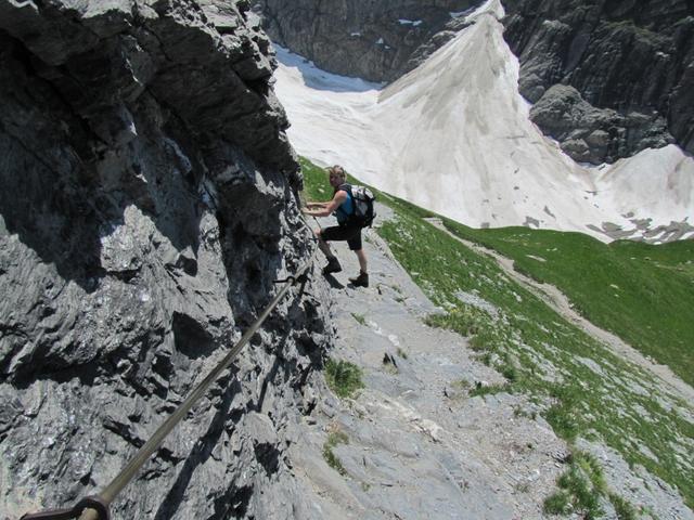 bei Nässe, Schnee oder Nebel ist die Wanderung zur Glecksteinhütte nicht ratsam