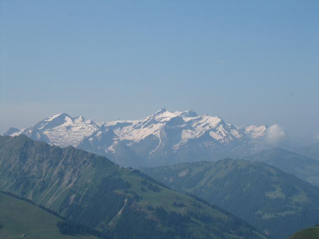 Blick auf das Gebiet vom Les Diablerets. Dort oben waren wir auch schon