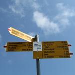 Wegweiser bei Punkt 1710 m.ü.M. untere Zwitzeregg
