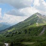 Breitbildfoto vom Trüttlisbergpass aus gesehen. Wildhorn, Lauenen, Lauenehore, Giferspitz, Losegg und Tube