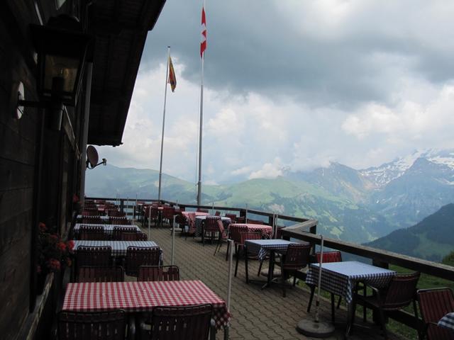 es reicht gerade noch für ein Kaffee bevor es an zu regnen beginnt