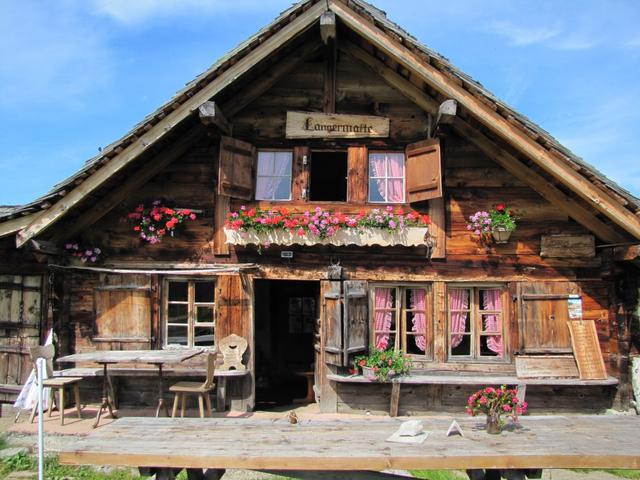 auf dieser Alp wird sehr guter Käse aus dem Simmental produziert