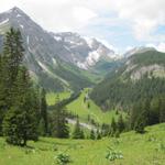 Blick auf die schöne Iffigenalp