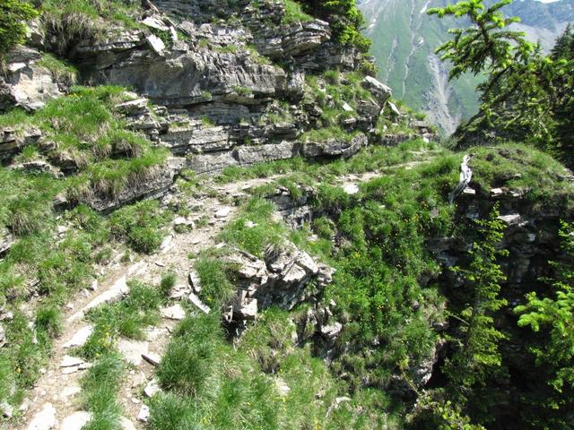 bei Nässe oder Schnee ist die Wanderung abzuraten