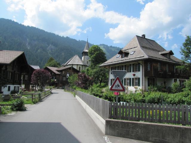 Lauenen ist ein schönes kleines Dörfchen, am Ende des Lauenental