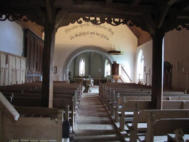 das innere der Kirche, wirklich sehenswert