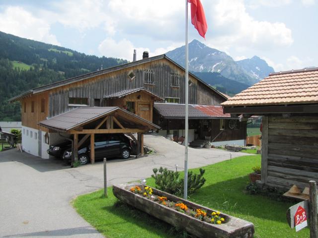 wir haben das B&B Gässlihof erreicht. Hier haben wir übernachtet. Super schön