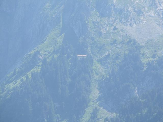 die Engelhornhütte. Dort waren wir auch schon