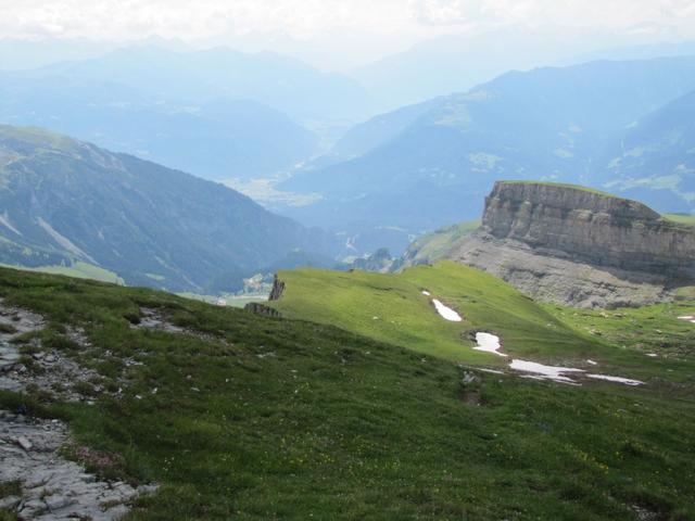 Blick ins Domleschg mit dem Hinterrhein