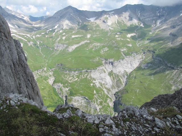 Tiefblick auf La Rusna