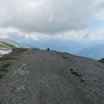 von hier oben stürzten vor ca. 8600 Jahren 9 Kubikkilometer Gestein zu Tal