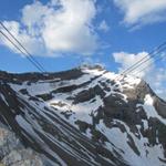 unser Ziel heisst nun, Bergstation der Luftseilbahn auf dem Sex Rouge