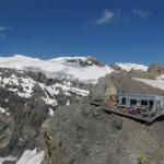 der Refuge l'Espace mit dem Les Diablerets