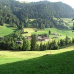 Blick zurück zum Turbach Dörfli