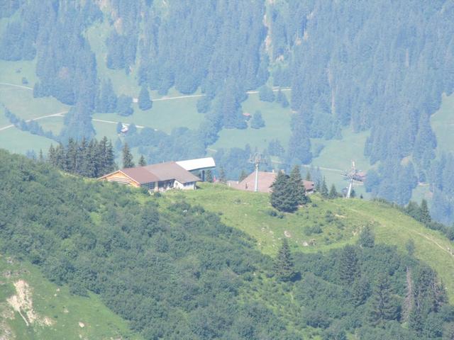 die Bergstation bei Dürrischilt, mit dem sehr schönem Bergrestaurant