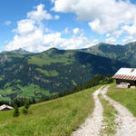 sehr schönes Breitbildfoto bei Punkt 1789 m.ü.M. kurz vor der Walliser Wispile