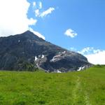 auf dem Weg zur Walliser Wispile mit Blick zum Chlys Hüri