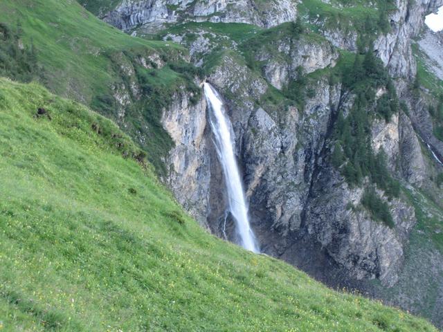 der traumhaft schöne Wasserfall vom Geltenbach, genannt Geltenschuss. Zum Glück wurde dieser Wasserfall nicht trockengelegt