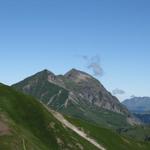 Blick zum Lauenenhorn und Giferspitz. Dort oben waren wir auch schon