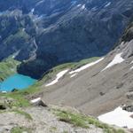 gut ersichtlich unser weiterer Wegverlauf zur Wildhornhütte