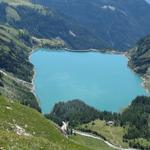 Tiefblick zum Lac de Tseuzier