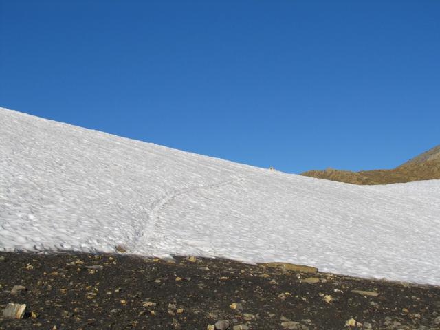 wir haben den Übergang von La Selle erreicht 2709 m.ü.M.