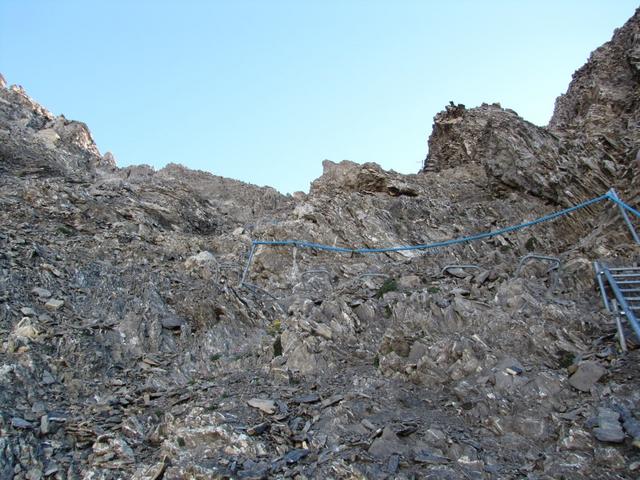 Blick hinauf zum Col des Audannes