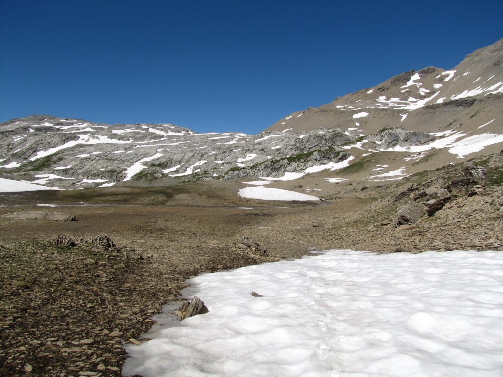 hier oben liegt immer Schnee