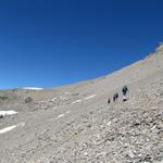 der Arête de'lArpille erscheint am Horizont