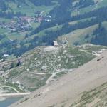 Blick links zum Hotel du Sanetsch