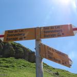 wir wandern am rechten Ufer vom Sanetschsee weiter, (ist viel schöner, als die andere Seite)