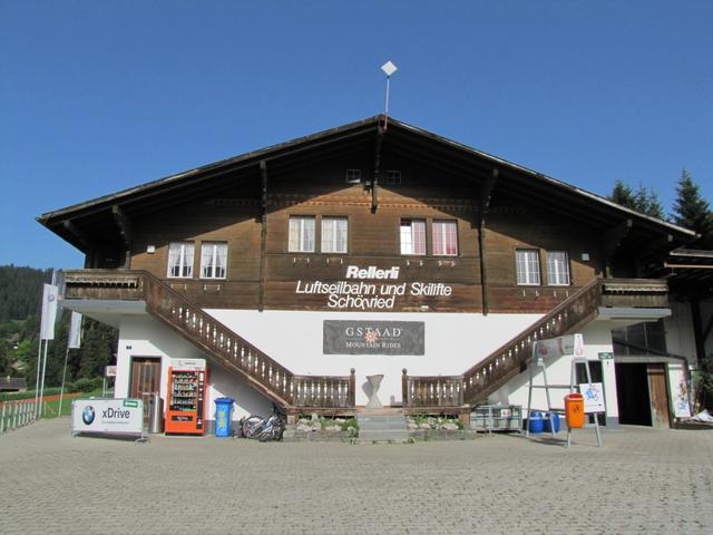 mit der Rellerli Luftseilbahn geht es von Schönried hinauf zum Rellerligrat