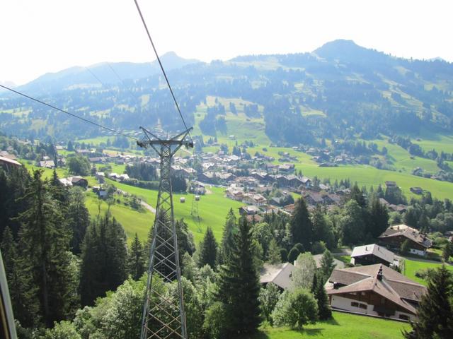 Blick zurück nach Schönried