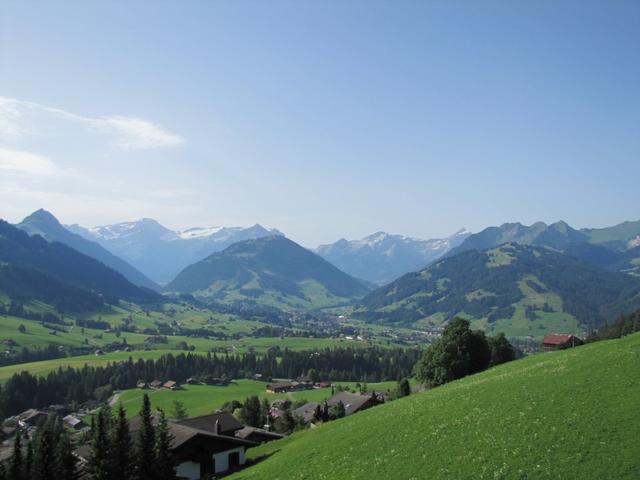 Blick nach Gstaad