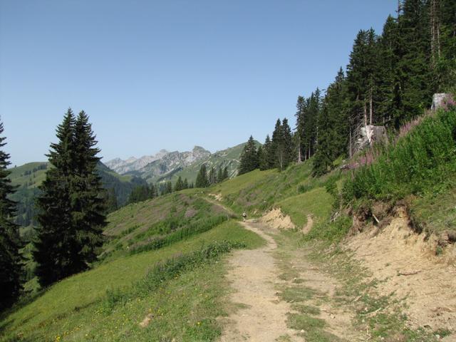 auf dem Weg nach Mittleri Schneit