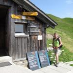 Mäusi vor der Grubenberghütte