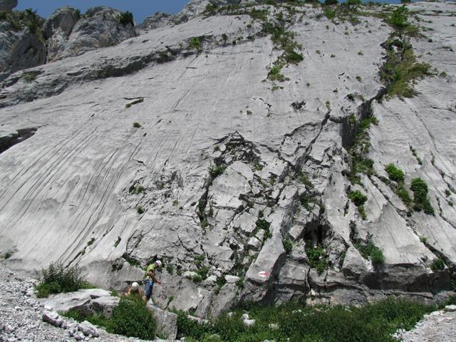 die Wandflue ein Kletterparadies