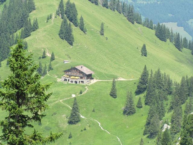 Blick zum Soldatenhaus "Chalet de Régiment"