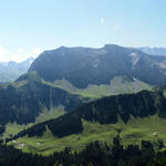 schönes Breitbildfoto mit Bunderspitz, Gross Loner, Tschingellochtighorn, Ammertespitz, Wildstrubel und Wildhorn