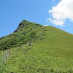 steil führt der Pfad hinauf zum Regenboldshorn