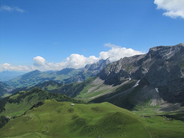 Blick Richtung Bunderspitz (dort oben waren wir auch schon) und Gross Loner