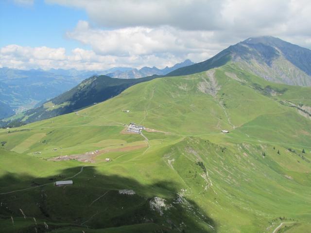 Blick zum Hahnenmoospass