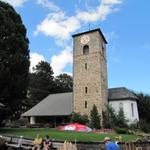 direkt daneben die schöne Kirche von Adelboden