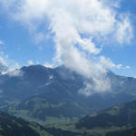 schönes Breitbildfoto von der Alp Furggi aus gesehen