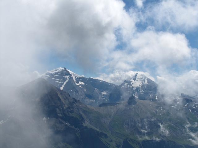 Blick zum Balmhorn, Altels und Rinderhorn