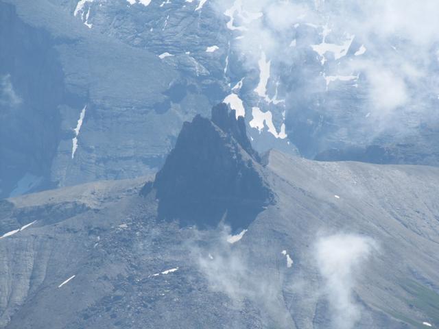 Blick zum Tschingellochtighorn. Dort waren wir auch schon